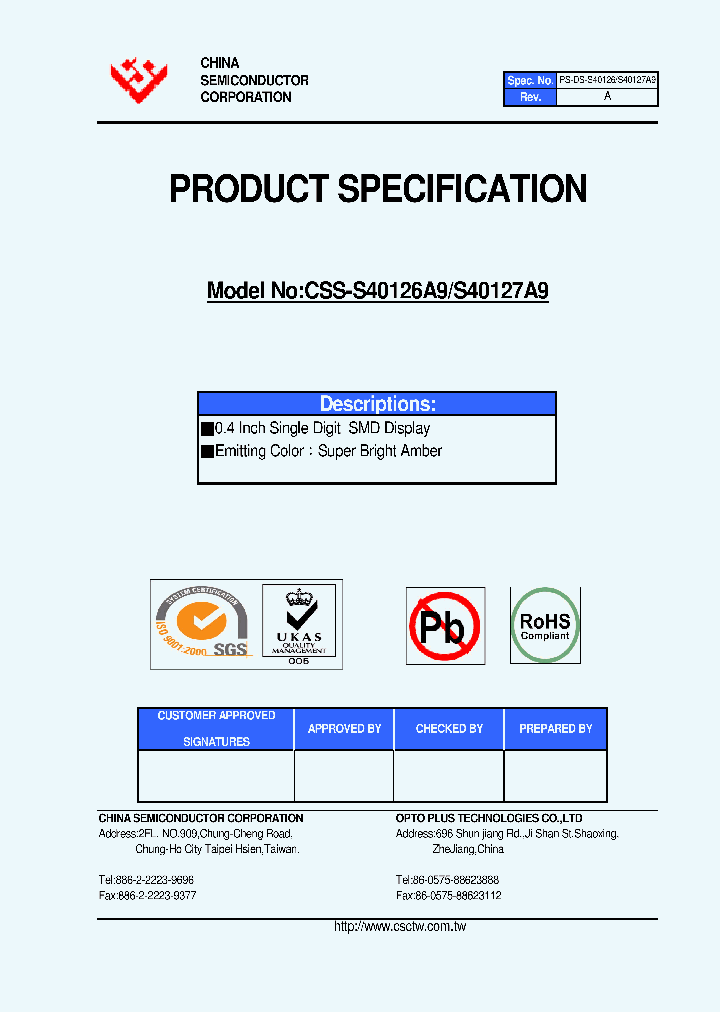 CSS-S40126A9_1588400.PDF Datasheet