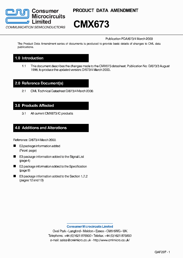 CMX673_1589361.PDF Datasheet