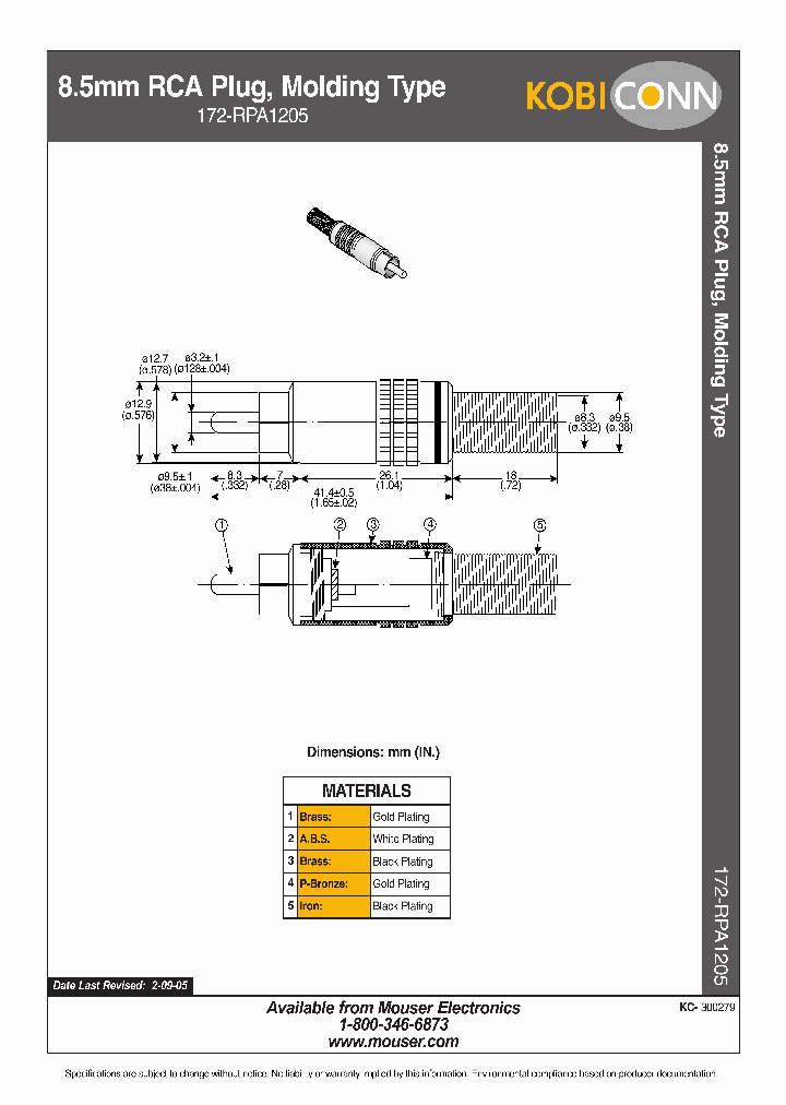 172-RPA1205_918278.PDF Datasheet