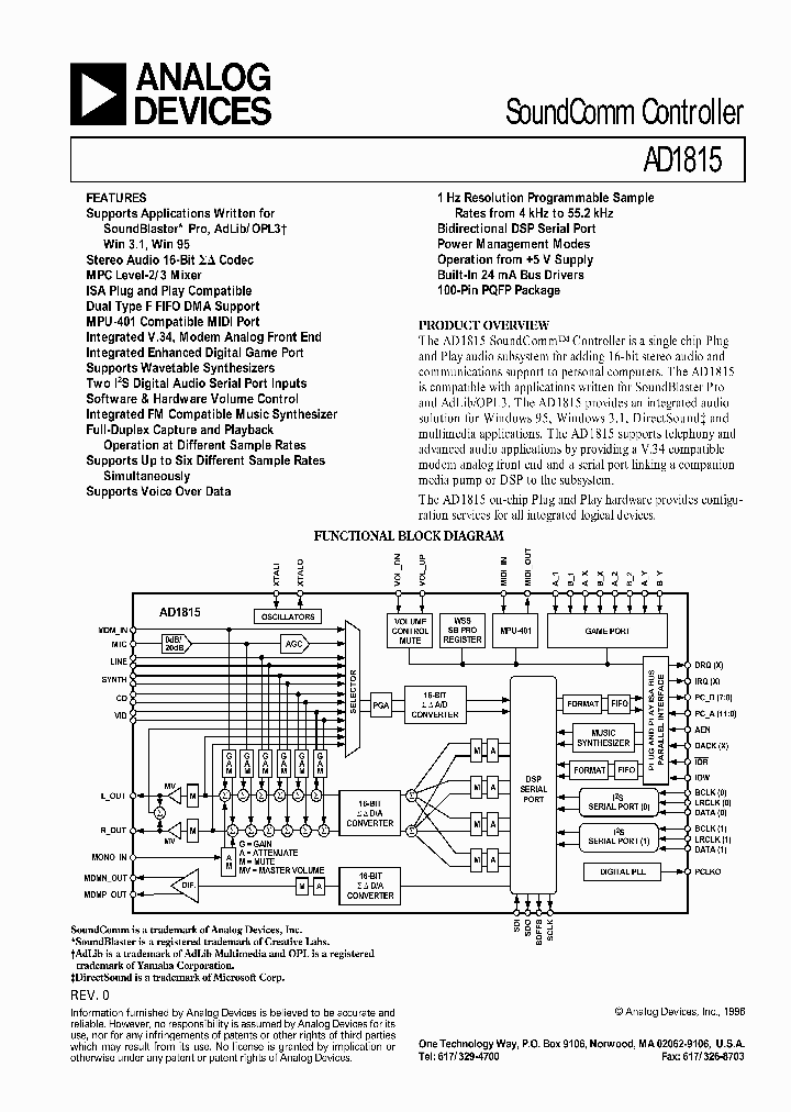 AD1815_927047.PDF Datasheet