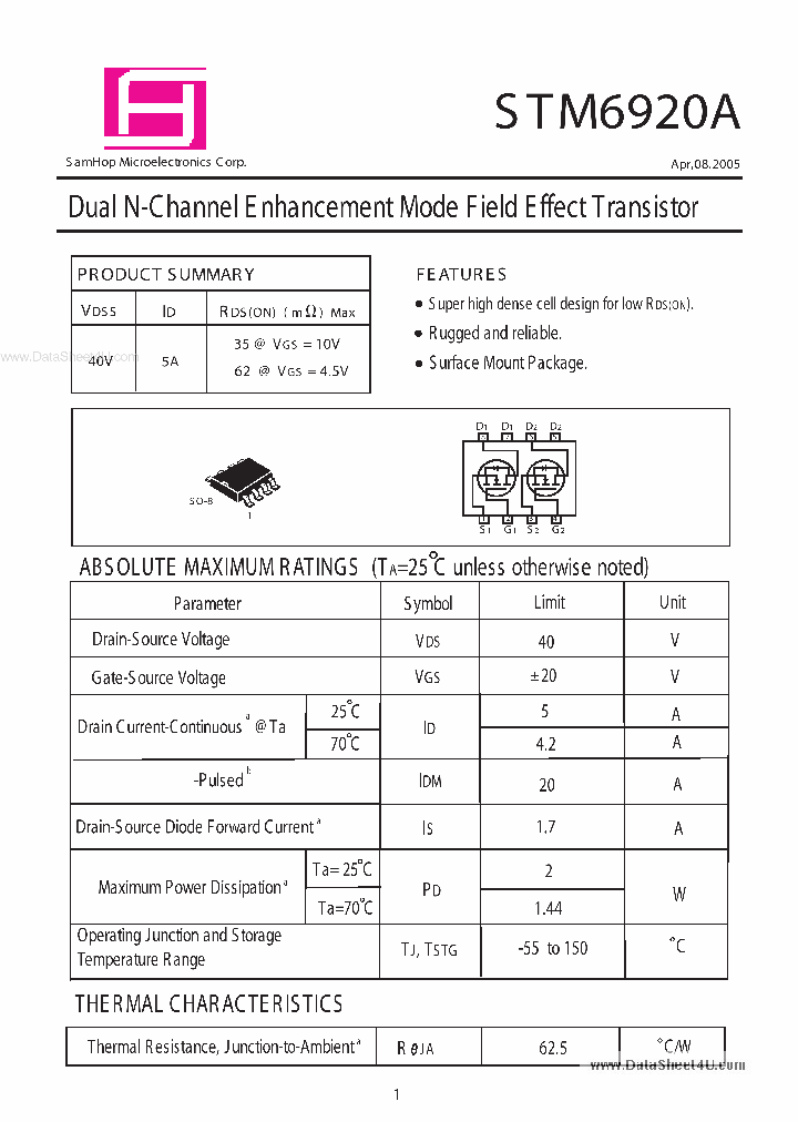 STM6920A_1592435.PDF Datasheet