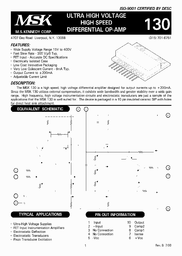 MSK130_934746.PDF Datasheet