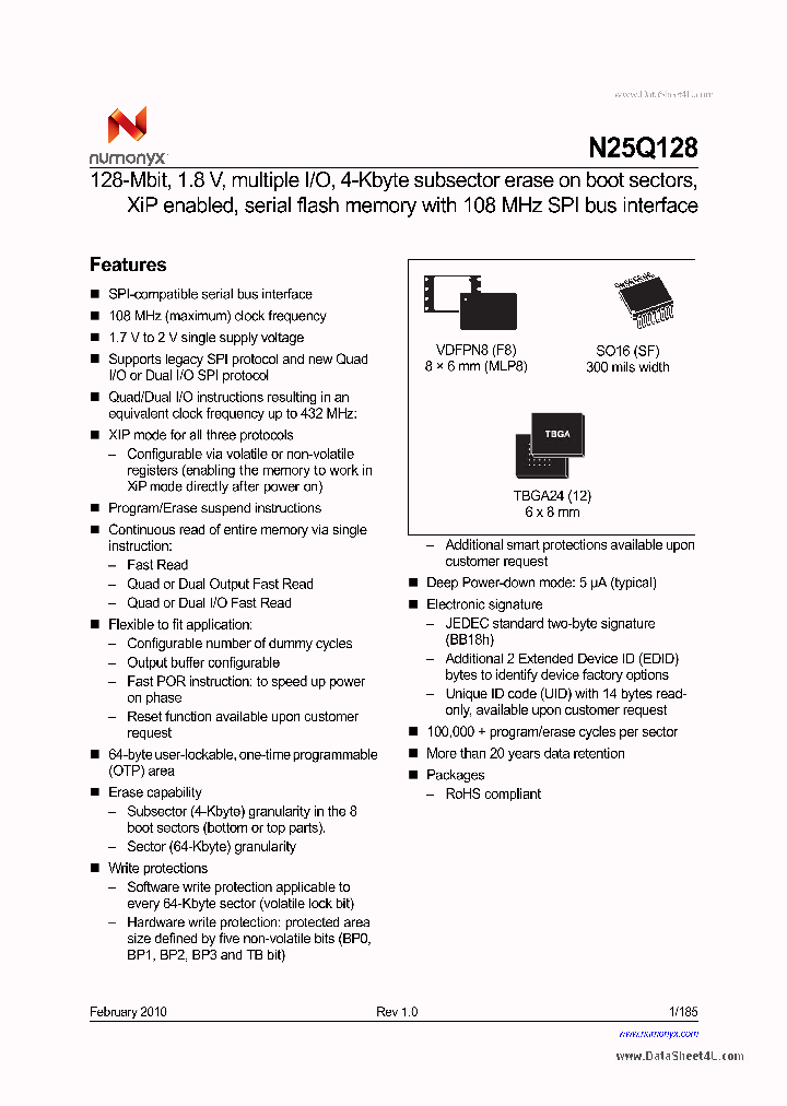 N25Q128_1604099.PDF Datasheet