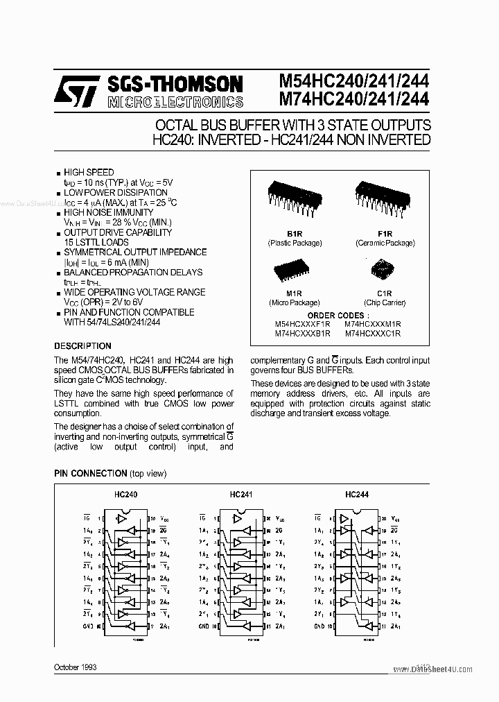 74HC241_1619946.PDF Datasheet