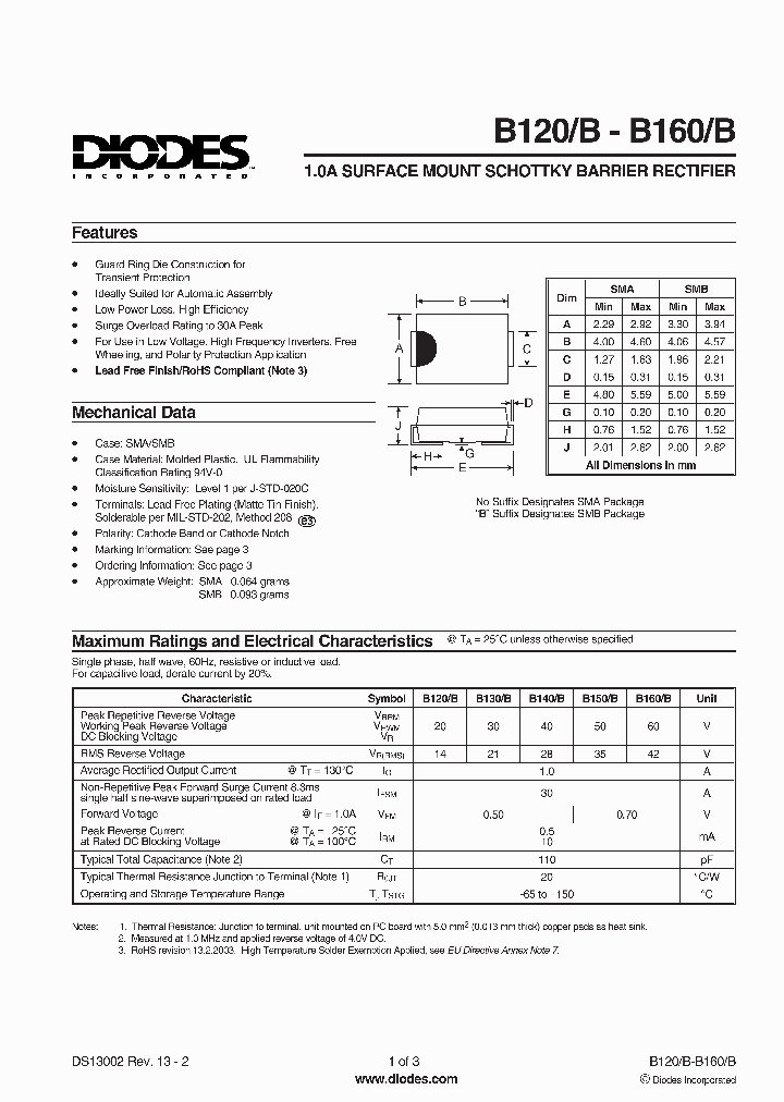 B160-13-F_1014714.PDF Datasheet