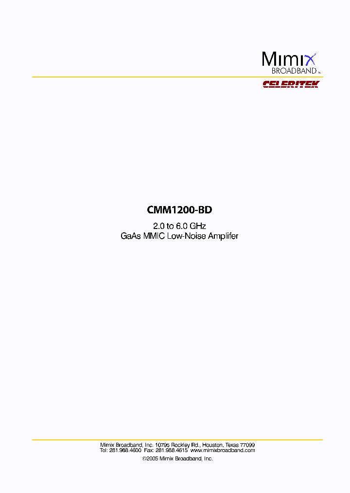 CMM1200-BD_1025284.PDF Datasheet