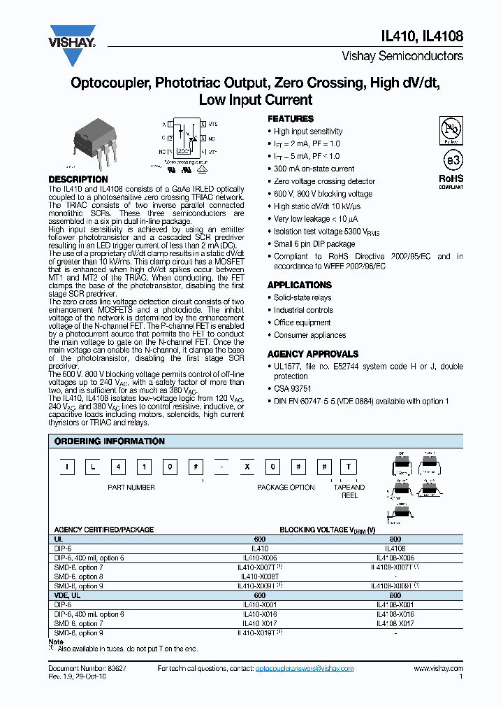 IL410-X001_1031991.PDF Datasheet