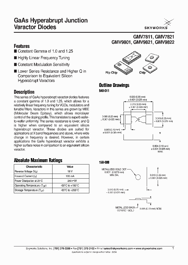 GMV7811-000_1047730.PDF Datasheet