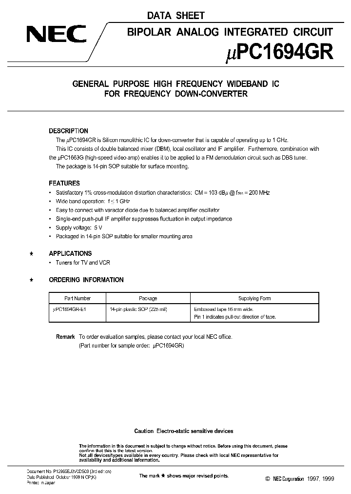 UPC1694GR-E1_1048808.PDF Datasheet