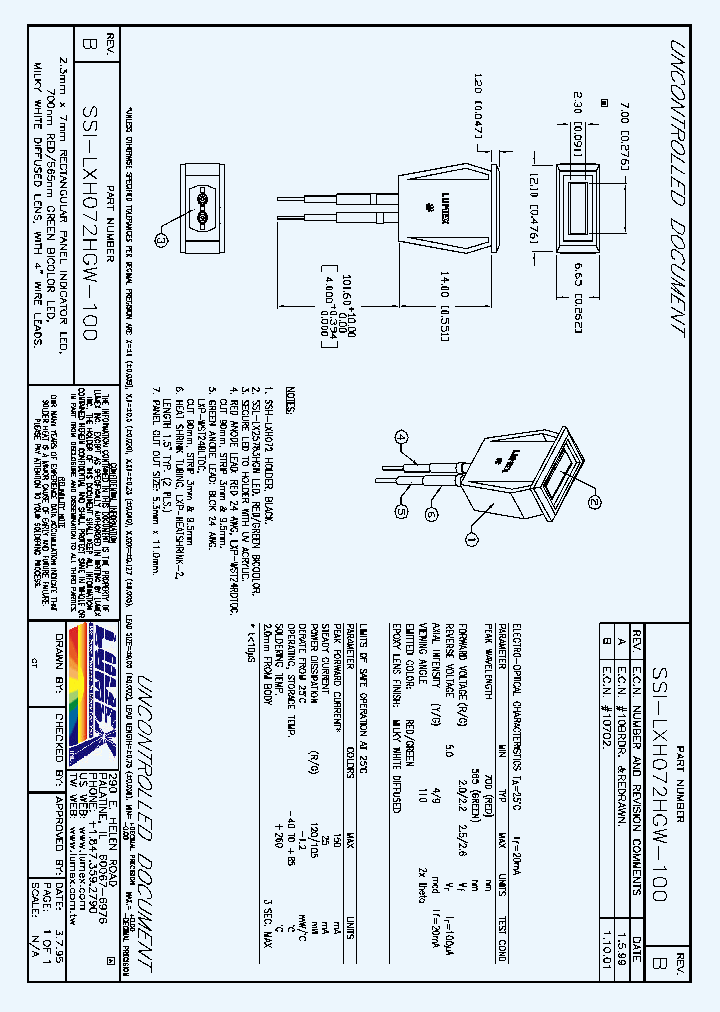 SSI-LXH072HGW-100_1052661.PDF Datasheet