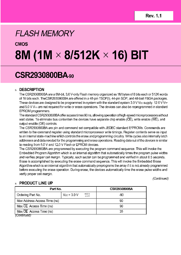 CSR2930800BA_1650747.PDF Datasheet