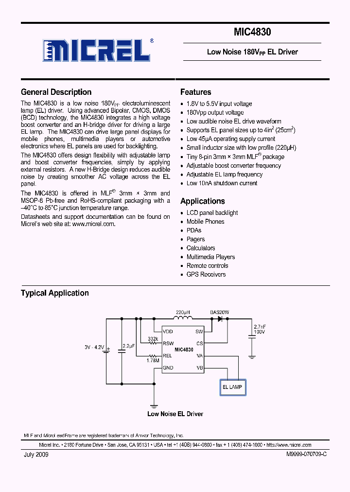 MIC4830YML_1652299.PDF Datasheet
