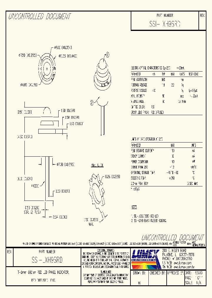 SSI-LXH9SRD_1064727.PDF Datasheet