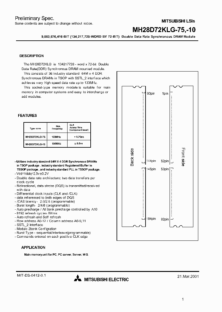 MH28D72KLG-10_1070626.PDF Datasheet