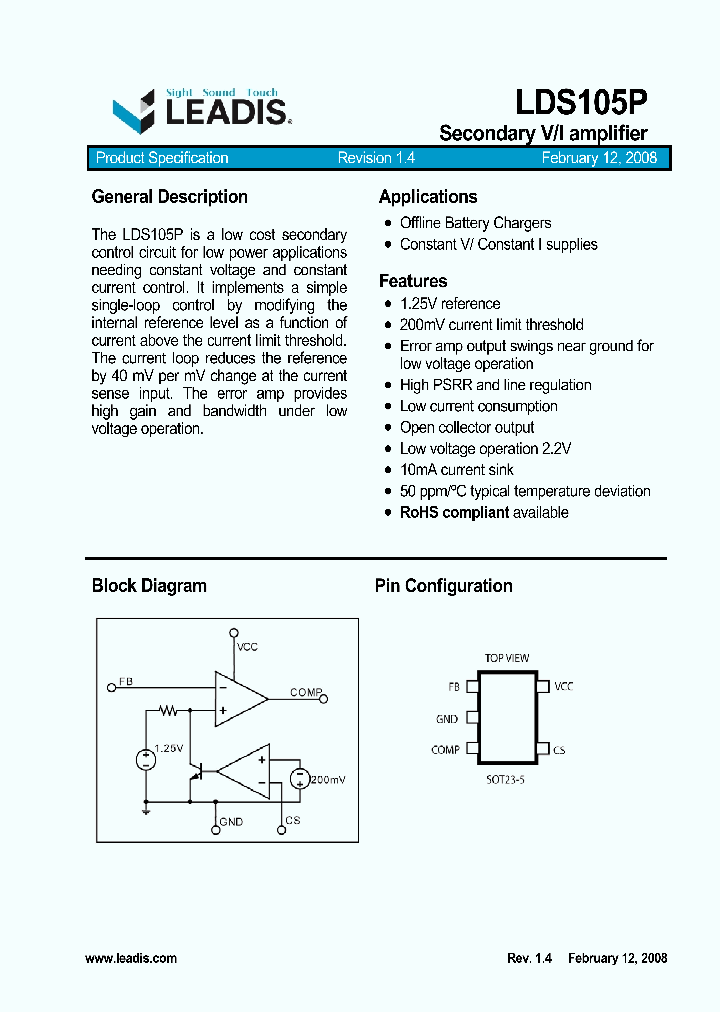 LDS105DY-M5-12-TL_1071957.PDF Datasheet