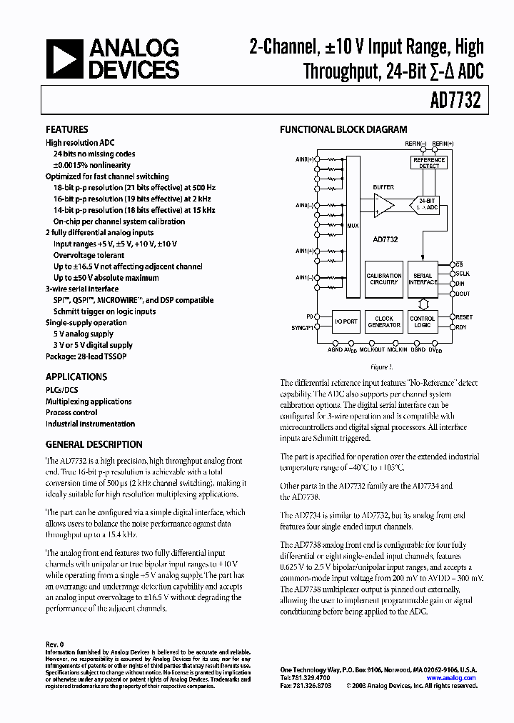 AD7732BRU_1090800.PDF Datasheet