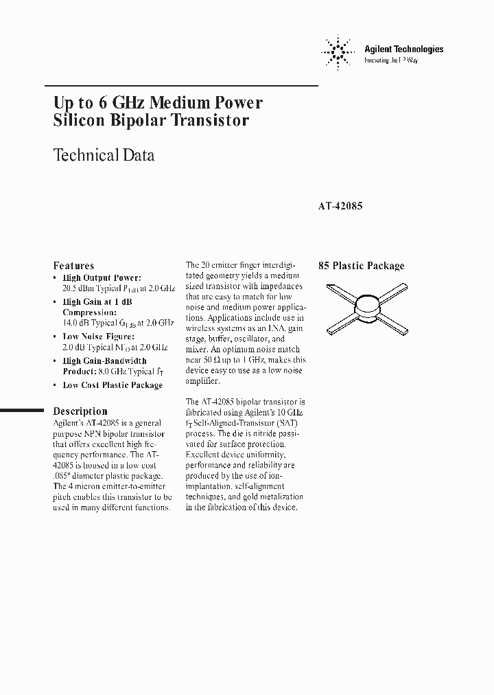 AT-42085_1088898.PDF Datasheet