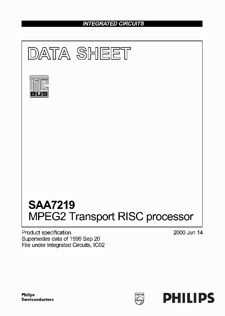 SAA7219_1092544.PDF Datasheet