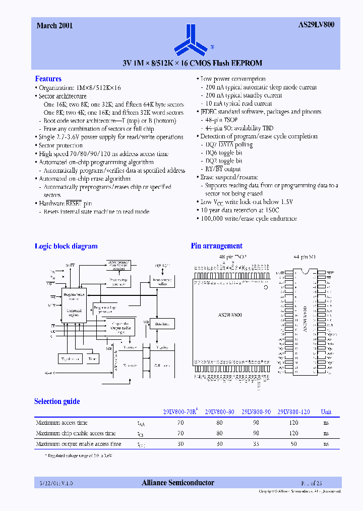 AS29LV800T-80SC_1675425.PDF Datasheet