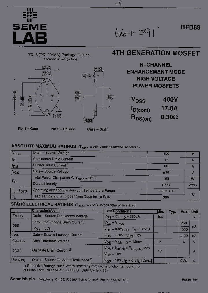 BFD88_1118602.PDF Datasheet