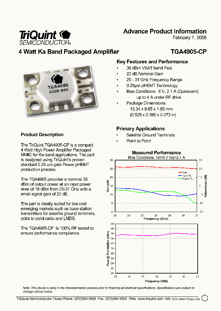 TGA4905-CP_1128225.PDF Datasheet