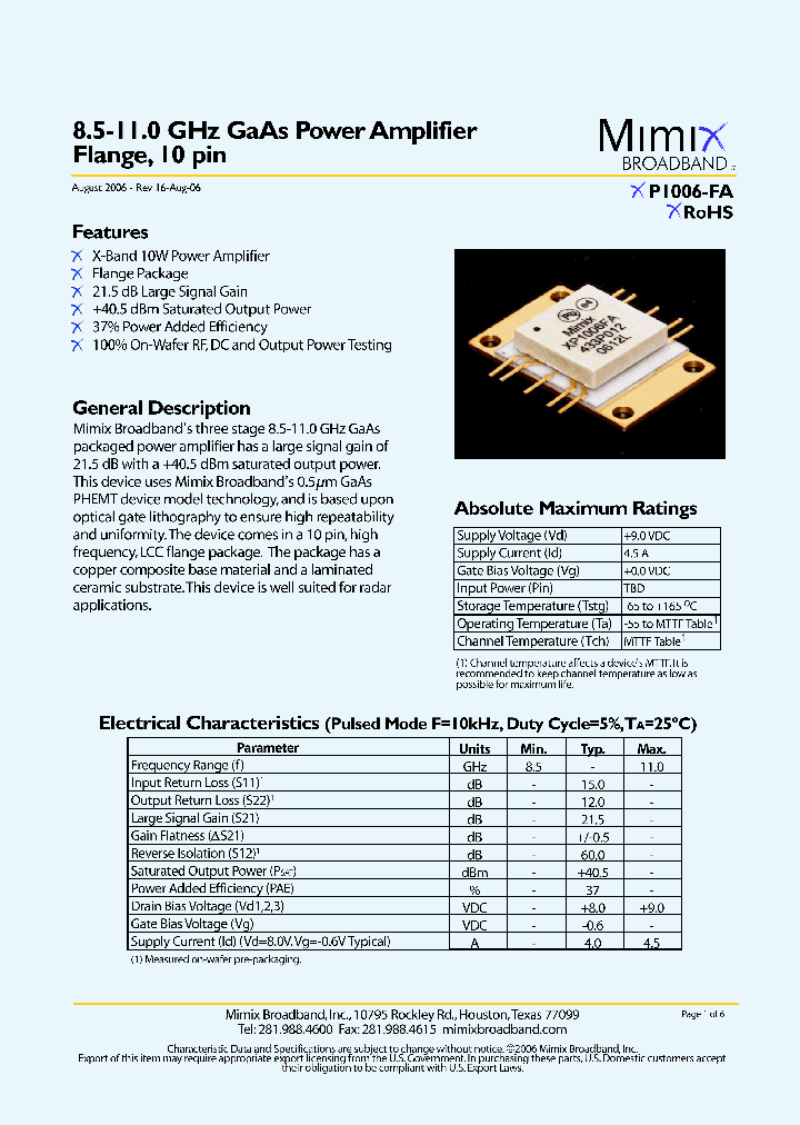 XP1006-FA-EV1_1129331.PDF Datasheet