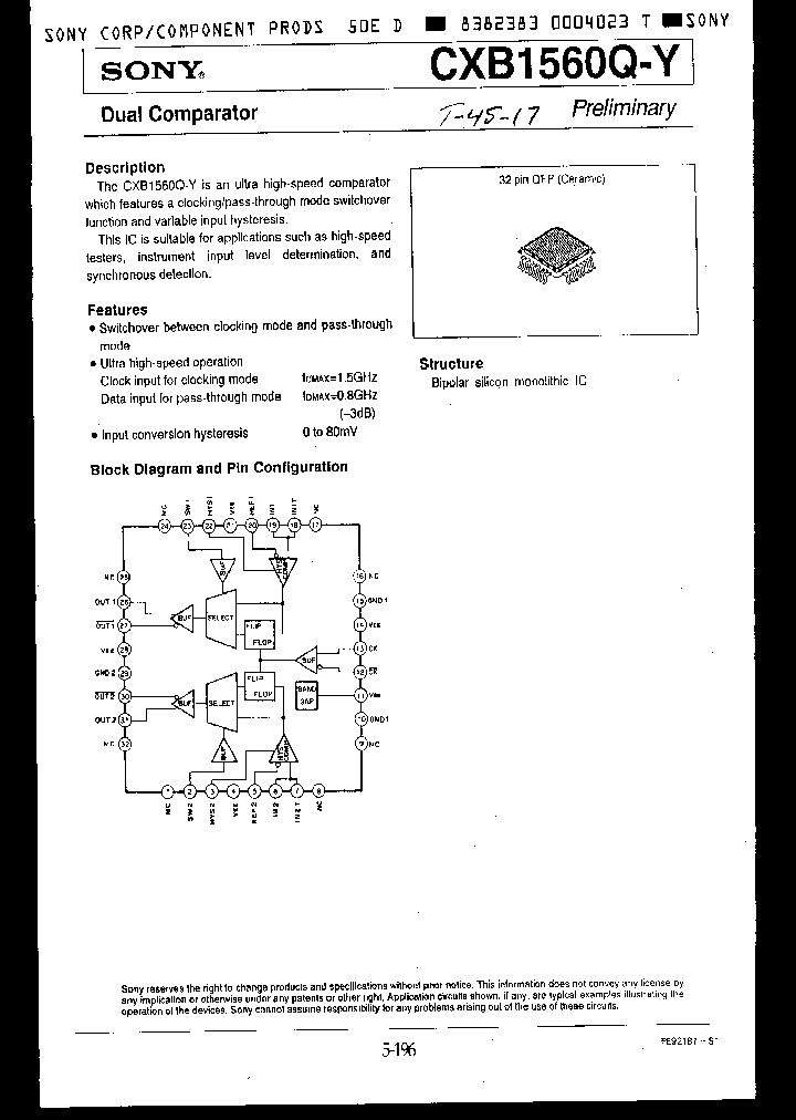 CXB1560Q-Y_1138040.PDF Datasheet