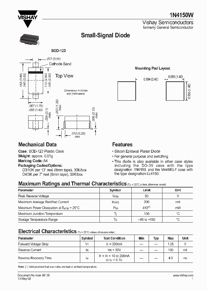 1N4150W_1683396.PDF Datasheet