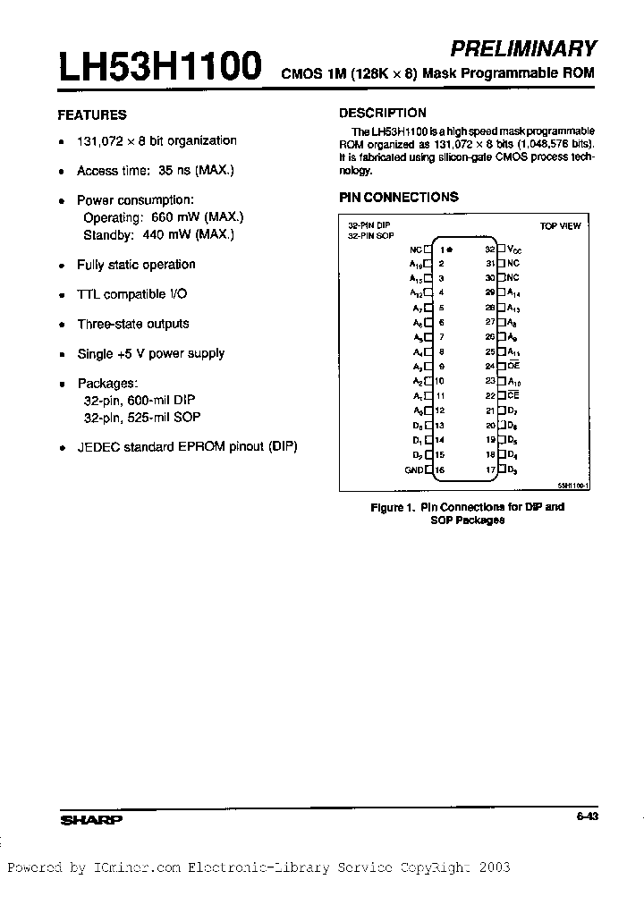 LH53H1100N-35_1137757.PDF Datasheet