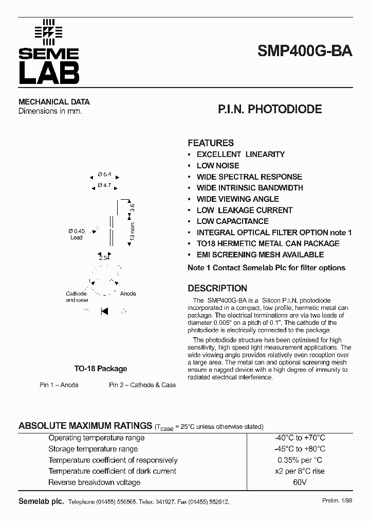 SMP400G-BA_1687169.PDF Datasheet