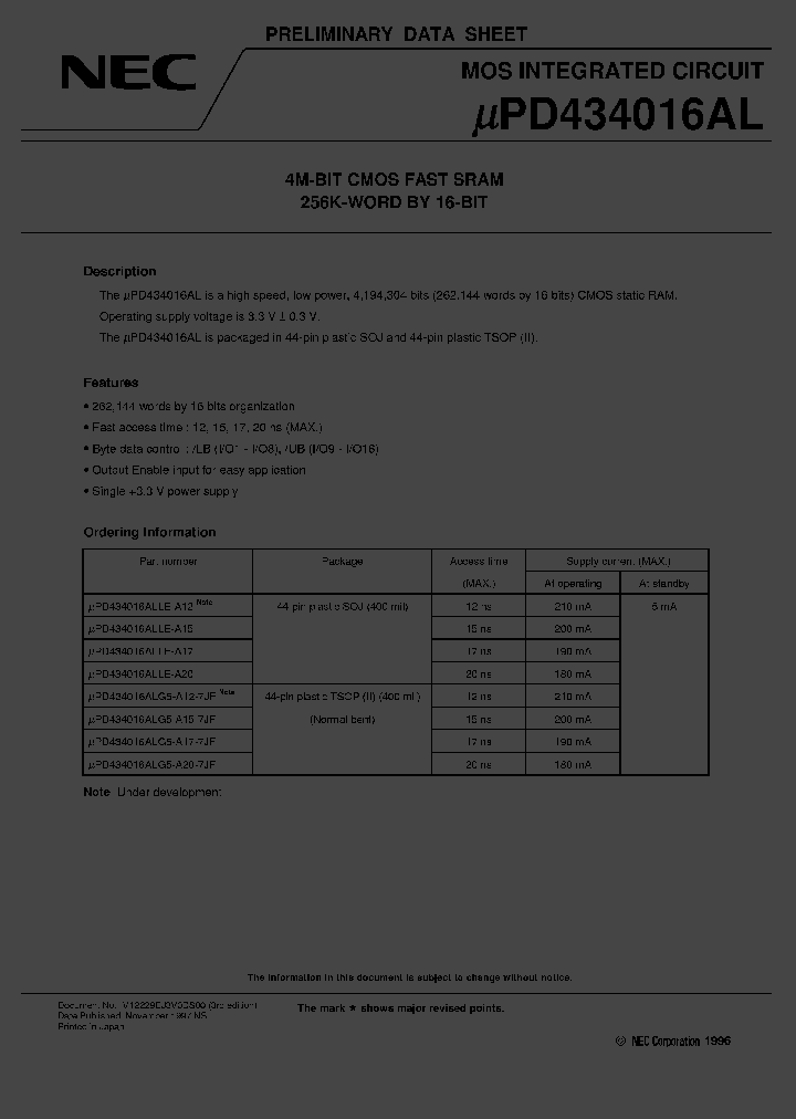 UPD434016ALG5-A12-7JF_1154114.PDF Datasheet