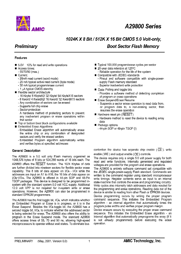 A29800UV-70_1700746.PDF Datasheet