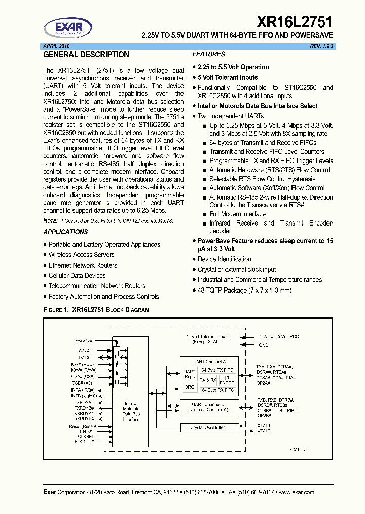 XR16L2751CMTR-F_1192352.PDF Datasheet