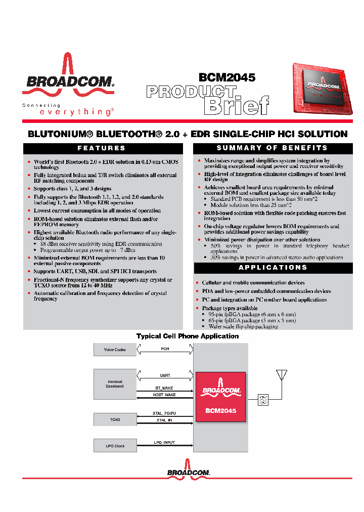 BCM2045_1229507.PDF Datasheet