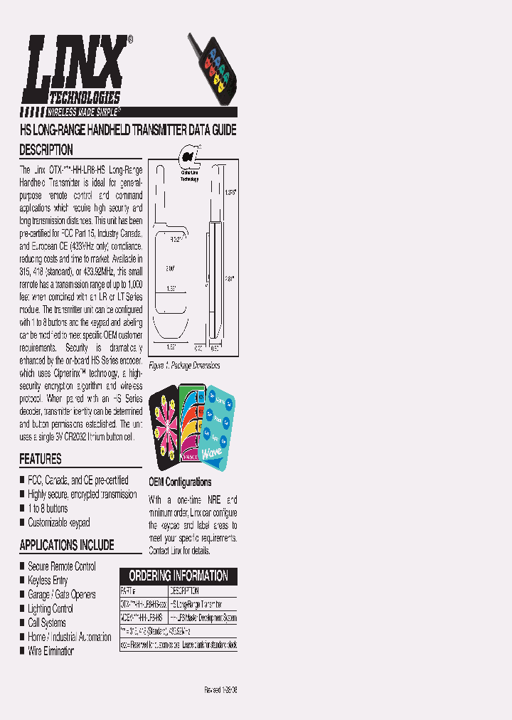 OTX-433-HH-LR8-HS_1260283.PDF Datasheet