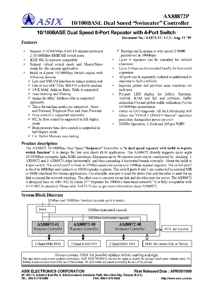 AX88872P_1266522.PDF Datasheet