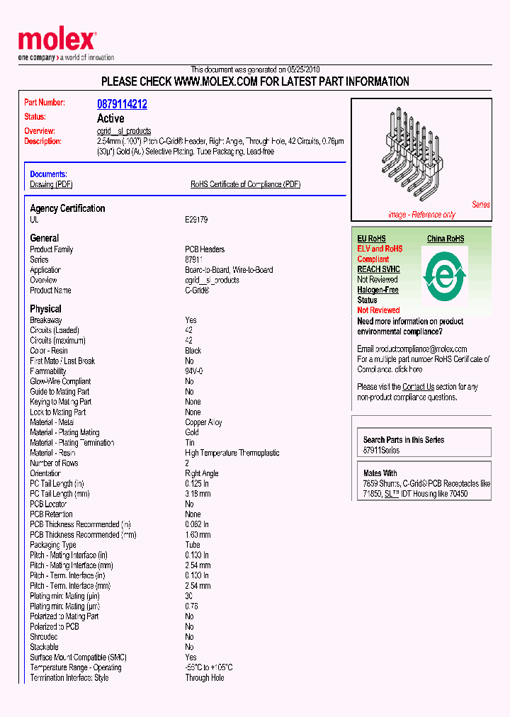 87911-4212_1713934.PDF Datasheet