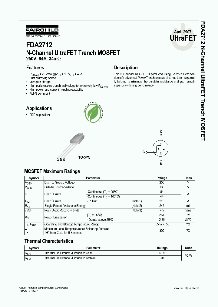 FDA2712_1710350.PDF Datasheet