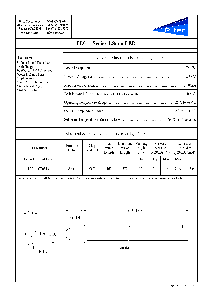 PL011-CDG13_1714635.PDF Datasheet