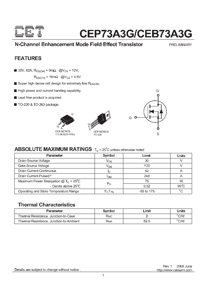 CEP73A3G_1716349.PDF Datasheet