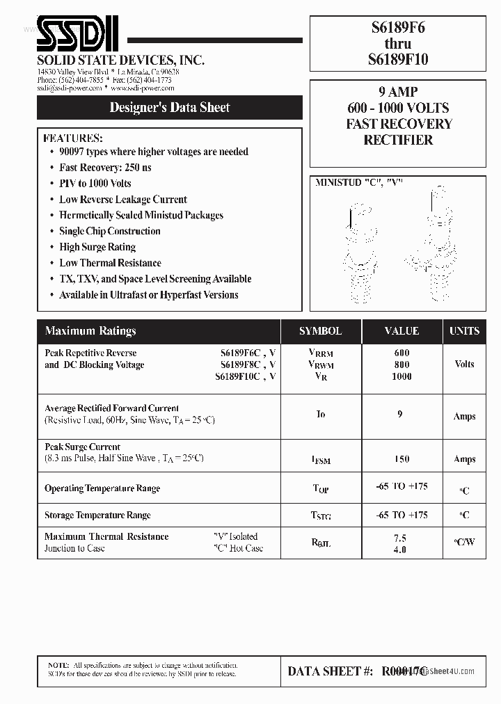 S6189F10C_1723291.PDF Datasheet