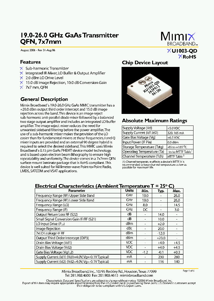 XU1003-QD_1427492.PDF Datasheet