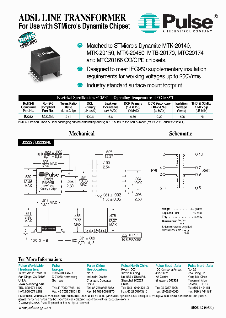 B2232T_1430190.PDF Datasheet