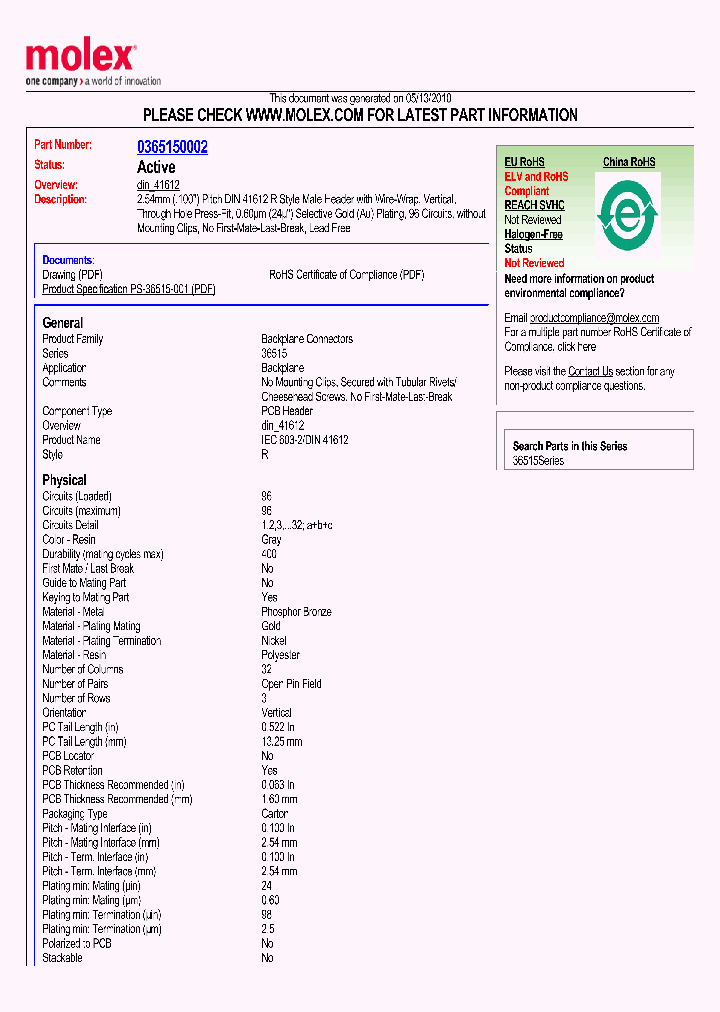 36515-0002_1731986.PDF Datasheet