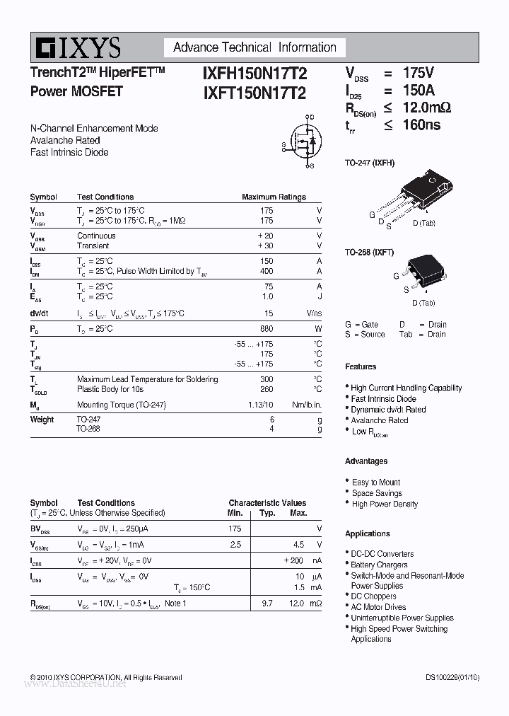 IXFH150N17T2_1732753.PDF Datasheet