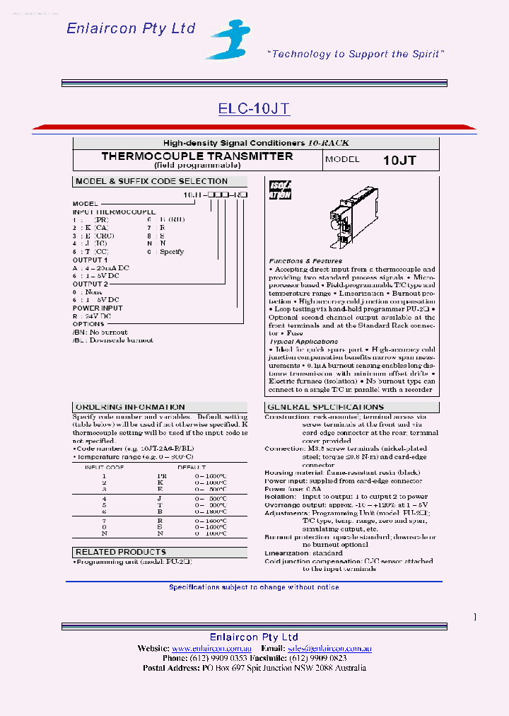ELC-10JT_1733212.PDF Datasheet