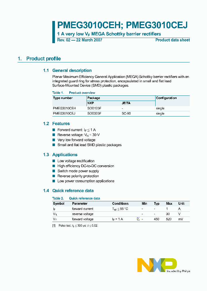 PMEG3010CEH_1739054.PDF Datasheet