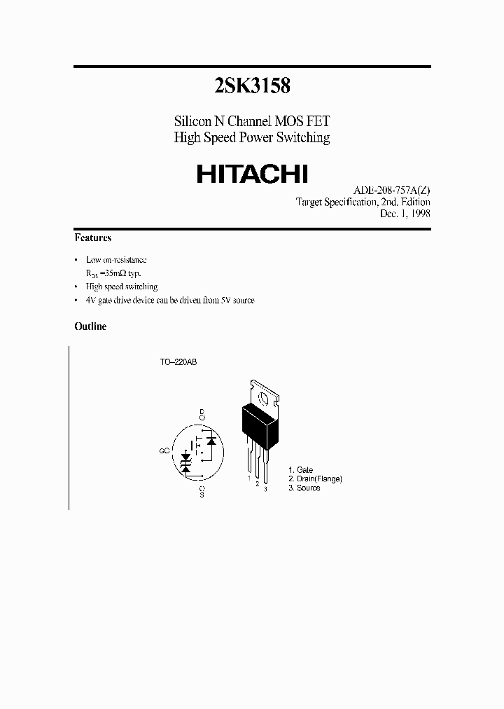 2SK3158_1444323.PDF Datasheet