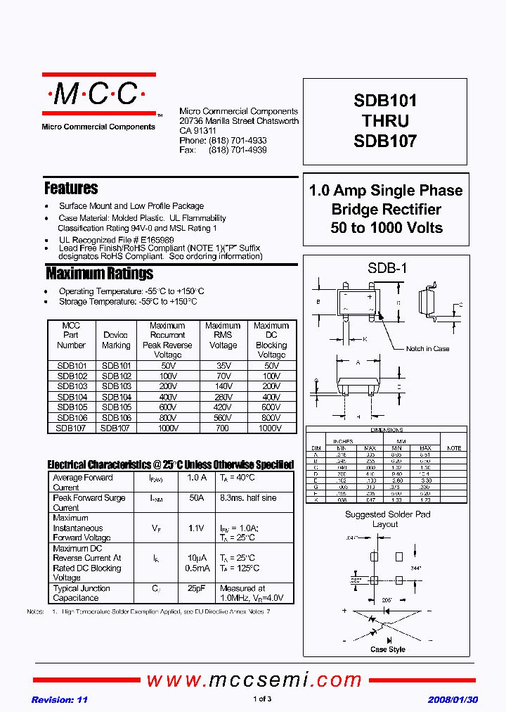 SDB102-TP_1757095.PDF Datasheet