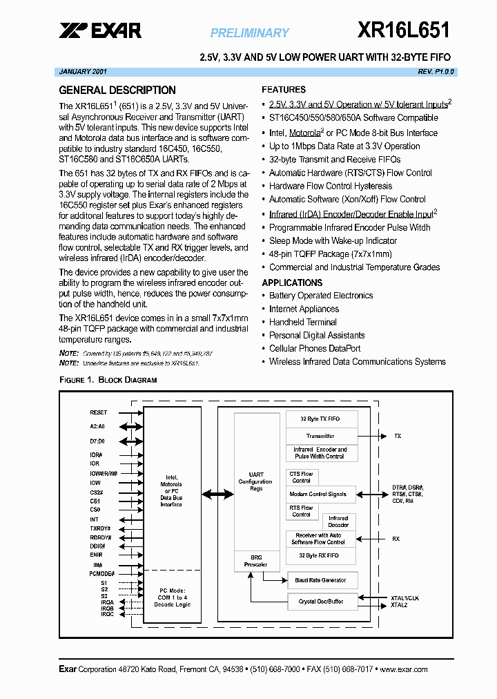 XR16L651_1448566.PDF Datasheet